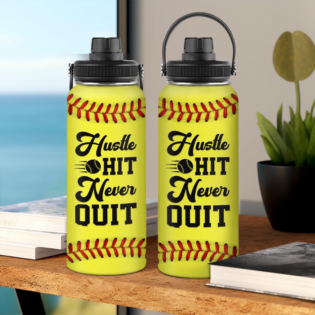 SANDJEST Gym Insulated Engraved Stainless Steel Water Bottle 32oz, Vacuum Chug Lid Travel Tumbler For Men Friends Dad Gymer Trainer, Gym Mode on, Birthday Christmas Father's Day