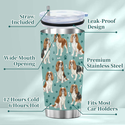 Beagle Gifts for Women Men, 40oz Stainless Steel Insulated Tumbler Travel Cup Mug, Funny and Unique Beagle Gifts for Dog Lover - Colors A