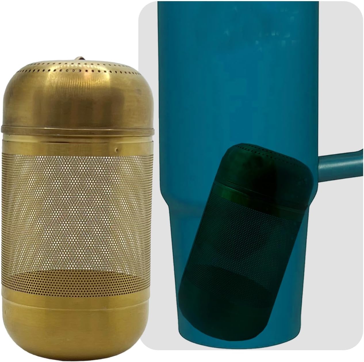 2PCS Fruit Infuser Insert,Flower Tea Infuser for Wide Mouth Water Bottles,Compatible with Stanley,Hydro Flask,Iron Flask, Takeya, ThermoFlask and Similar