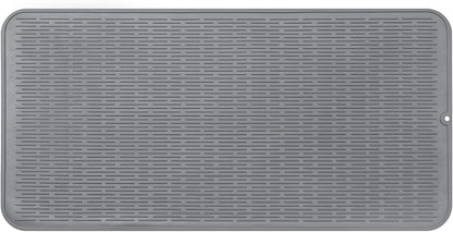 MicoYang Silicone Dish Drying Mat for Multiple Usage,Easy clean,Eco-friendly,Heat-resistant Silicone Mat for Kitchen Counter,Sink,Bar,Bottle,or Cup Green M 17 inches x 6 inches