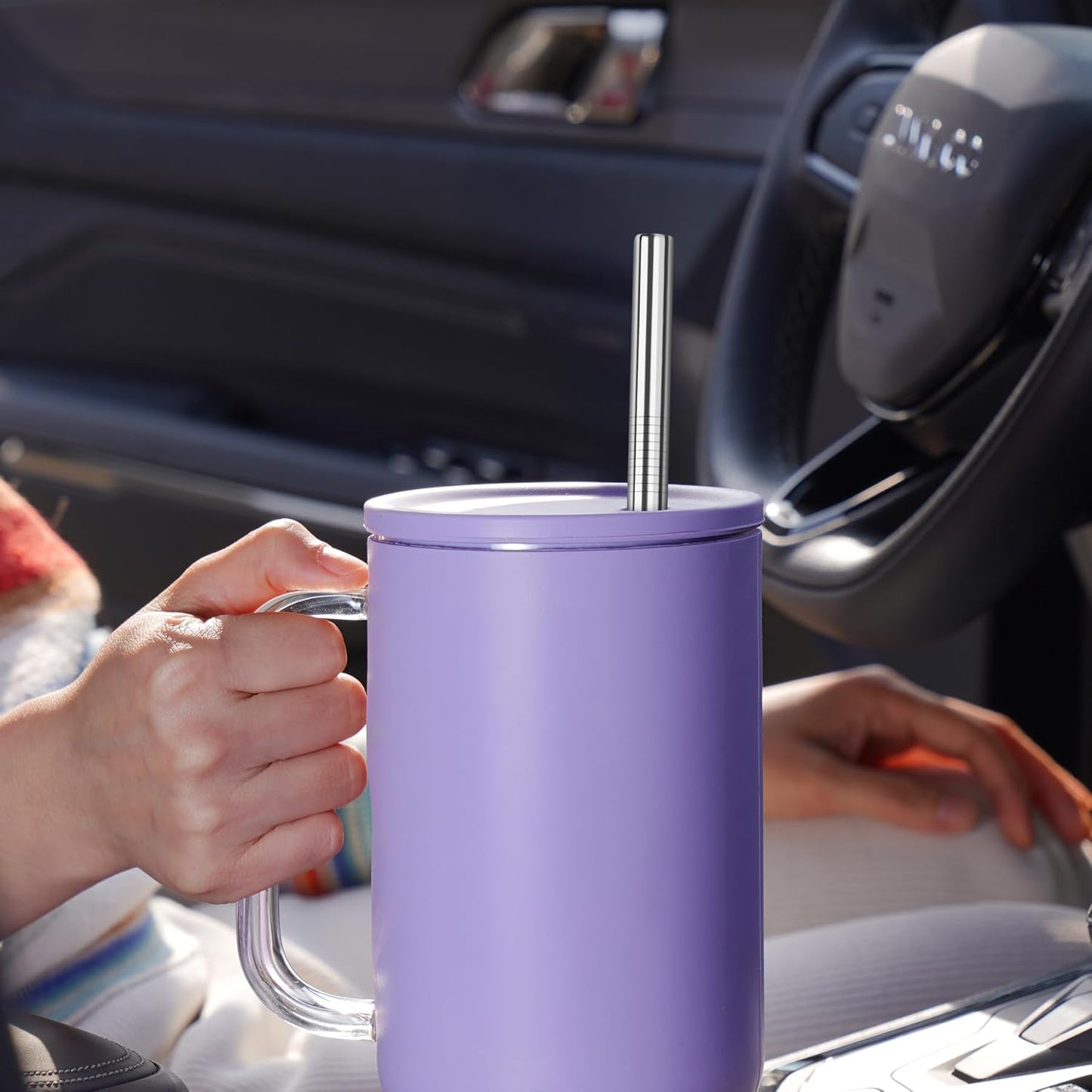 Tomorotec 8-Pack Stainless Steel Straws Fit for 40oz Stanley Tumblers, 12" Metal Straws Fit for Stanley Cup with 1 Brush, Reusable Drinking Straws for Smoothies, Milkshakes, Dishwasher Safe & BPA-Free