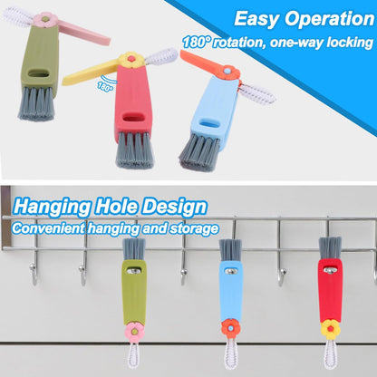 XANGNIER 4 in 1 Cup Lid Gap Cleaning Brush Set,Multifunctional Water Bottle Lid Cleaner Brush,3 Pack Water Bottle Crevice Cleaning Tool,Tumbler Lid Cleaner Brush for Stanley/YETI Cup,Kitchen Gadgets