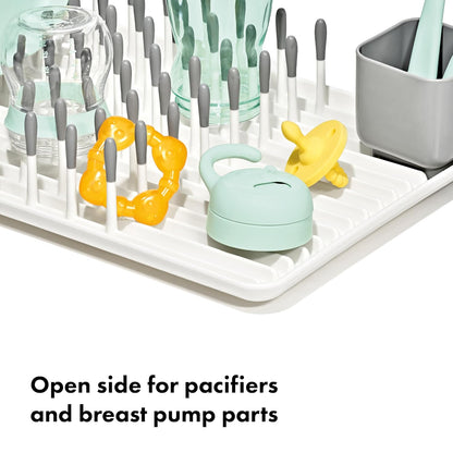 OXO Tot Baby Bottle Drying Rack, Gray, Newborn Essentials Must-Have