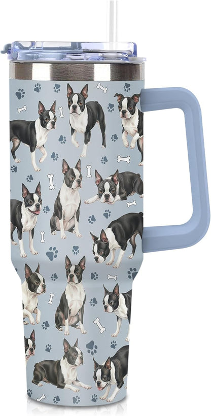 Beagle Gifts for Women Men, 40oz Stainless Steel Insulated Tumbler Travel Cup Mug, Funny and Unique Beagle Gifts for Dog Lover - Colors B