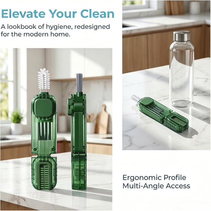 3 in 1 Cup Lid Gap Cleaning Brush Set, Multifunctional Insulation Bottle Cleaning Tools, Mutipurpose Tiny Silicone Cup Holder Cleaner, Home Kitchen Cleaning Tools