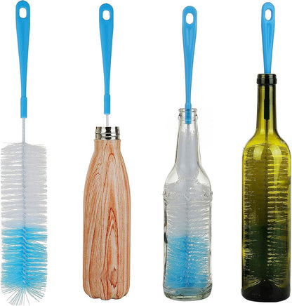 ALINK 17 inch Extra Long Bottle Cleaning Brush Cleaner for Washing Narrow Neck Beer/Wine/Thermos, Brewing Bottles, Hummingbird Feeder