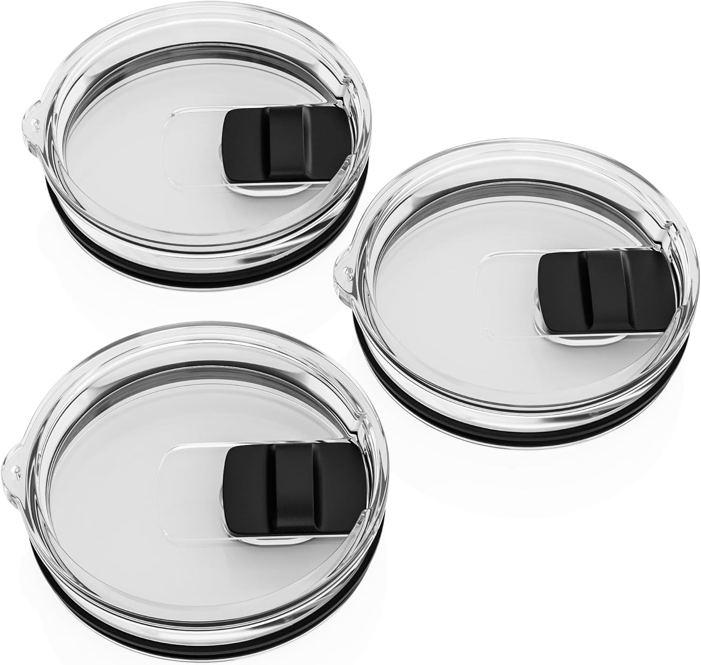 20 oz Tumbler Lid for YETI, 2 Pack Replacement Lids for YETI 20oz Tumbler & 10 oz Lowball, 10 oz Mug, Coffee Cup Covers with Magnetic Slider for Gift, BPA Free