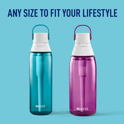 Brita 36386 Premium Water Filter Bottles, 26oz, Night Sky