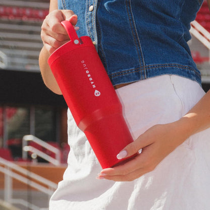HydroJug Sport - Stainless Steel Tumbler with Straw, Vacuum Insulated, 40oz Leakproof Water Bottle, Ergonomic Design, Reusable, Dishwasher Safe, Rubber Base, Durable for Gym or Outdoors, Sage