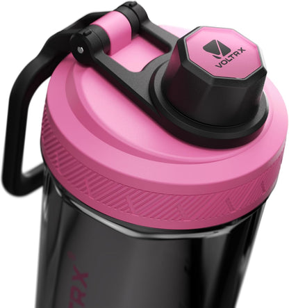 VOLTRX Electric Protein Shaker Bottle - USB Rechargeable Mixer Cup for Shakes and Meal Replacements, BPA-Free Tritan, 20oz