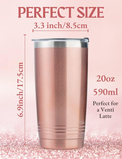 Onebttl Workout Fitness Gym Gifts for Women, 20oz Stainless Steel Tumbler with Lid Straw, Exercise Gift for Her, Friends for Birthday, Christmas - My Daily Affirmations