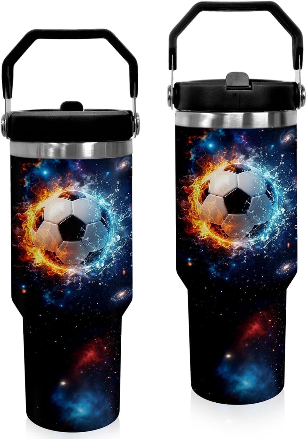 30 oz Tumbler with Handle Flip Straw Leak Proof - Pickleball Mug 30oz Tumbler Travel Coffee Mug with Handle - Birthday Gifts for Women Pickleball Lovers Players 30 Ounce Stainless Steel Cup