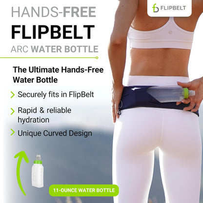 FlipBelt Portable Lightweight Running Water Bottle