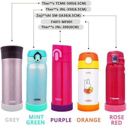 20PCS 65mm Protective Cup Mat Silicone Sleeve Heat-Resistant Water Bottle Holder Insulation Mat Non-Slip Cup Mug Coaster