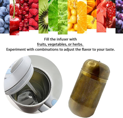 2PCS Fruit Infuser Insert,Flower Tea Infuser for Wide Mouth Water Bottles,Compatible with Stanley,Hydro Flask,Iron Flask, Takeya, ThermoFlask and Similar
