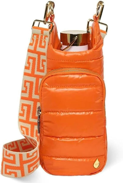 WanderFull Original HydroBag Fits Up to 32 oz Water Bottle Holder with Strap – Hands-Free Crossbody Water Bottle Carrier Bag with Phone Pocket - Colors A