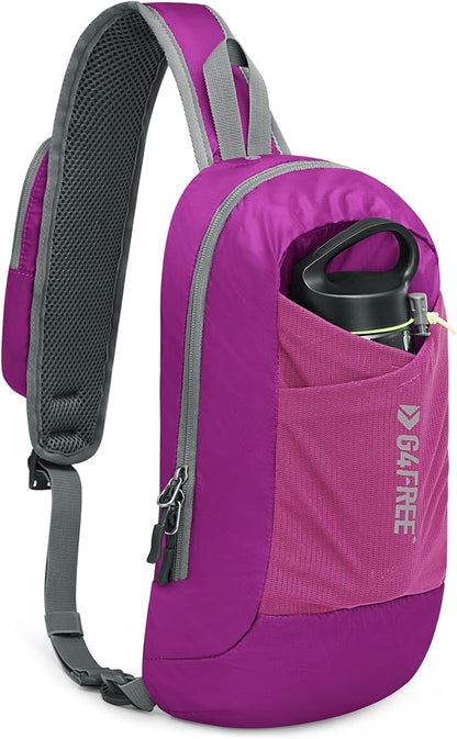 G4Free Sling Bag RFID Blocking Lightweight Crossbody Backpack Chest Shoulder Bag for Travel Sports Running