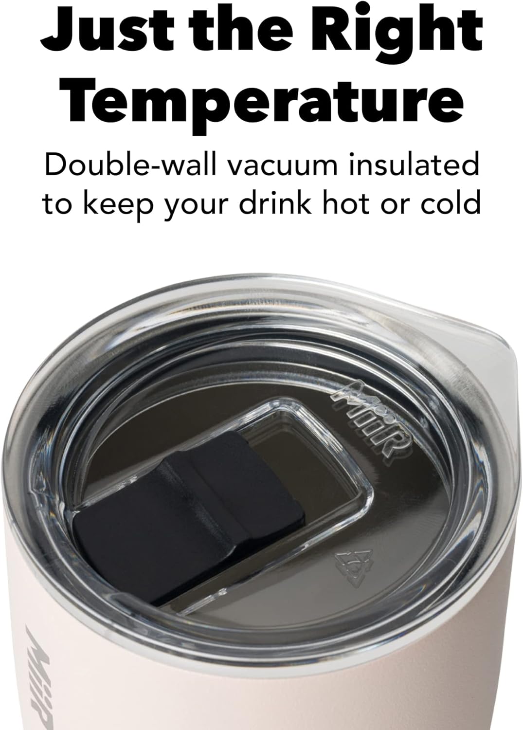 MiiR Tumbler, 12oz Insulated Stainless Steel with Press Fit Slide Lid – Splash Proof Design, Holds Hot & Cold Beverages, Stylish & Functional Cup Holder Compatible