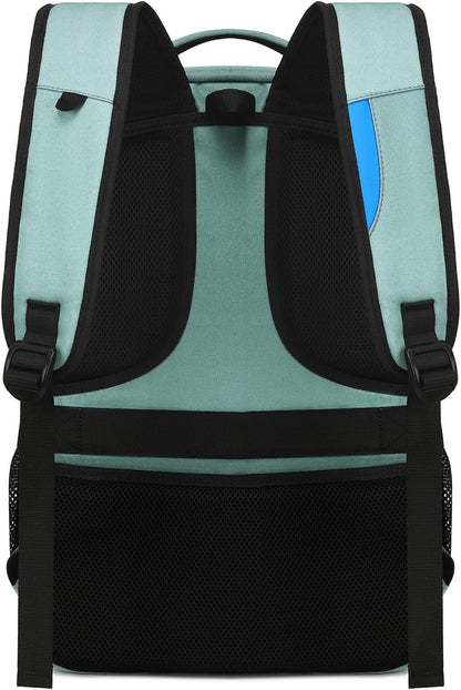 DUSLANG 17 Inch Laptop Backpack for Travel Water Resistant College Backpack for Men/Women Laptop Bag with USB Charging Port,Black - Colors B