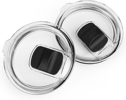 30 oz Tumbler Lid for Yeti, 3 Pcs Magnetic Replacement Lids for Yeti Rambler 30/32 oz Tumbler, 14 oz Mug 35 oz Straw Mug, Travel Spill Proof Cup Lids Covers with Magnetic Slider Switch, BPA Free