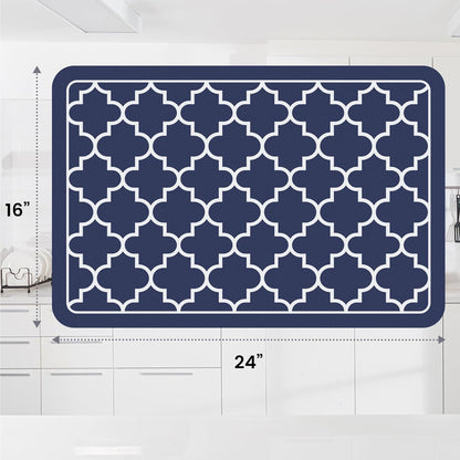 WISELIFE Dish Drying Mat Super Absorbent Drying Mat Large Dish Drying Mats for Kitchen Counter Easy Clean Dish Mat Kitchen Drying Mat15"x 18" Stylish Grey