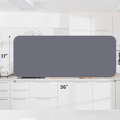 WISELIFE Dish Drying Mat Super Absorbent Drying Mat Large Dish Drying Mats for Kitchen Counter Easy Clean Dish Mat Kitchen Drying Mat15"x 18" Stylish Grey