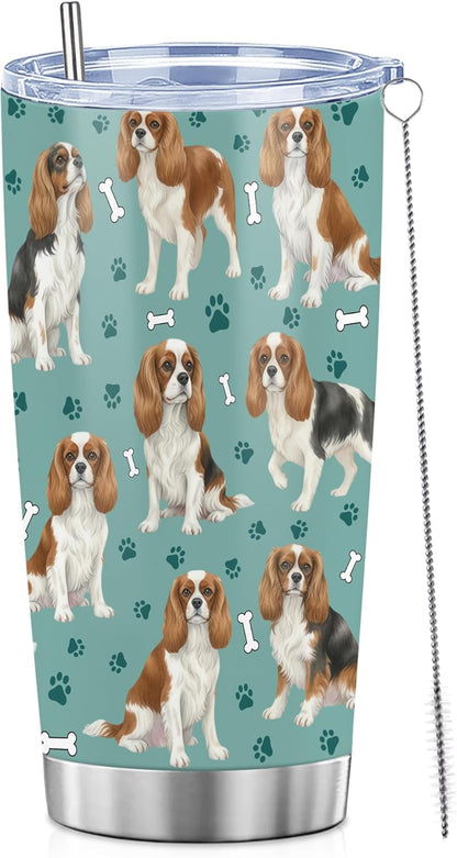 Beagle Gifts for Women Men, 40oz Stainless Steel Insulated Tumbler Travel Cup Mug, Funny and Unique Beagle Gifts for Dog Lover - Colors A