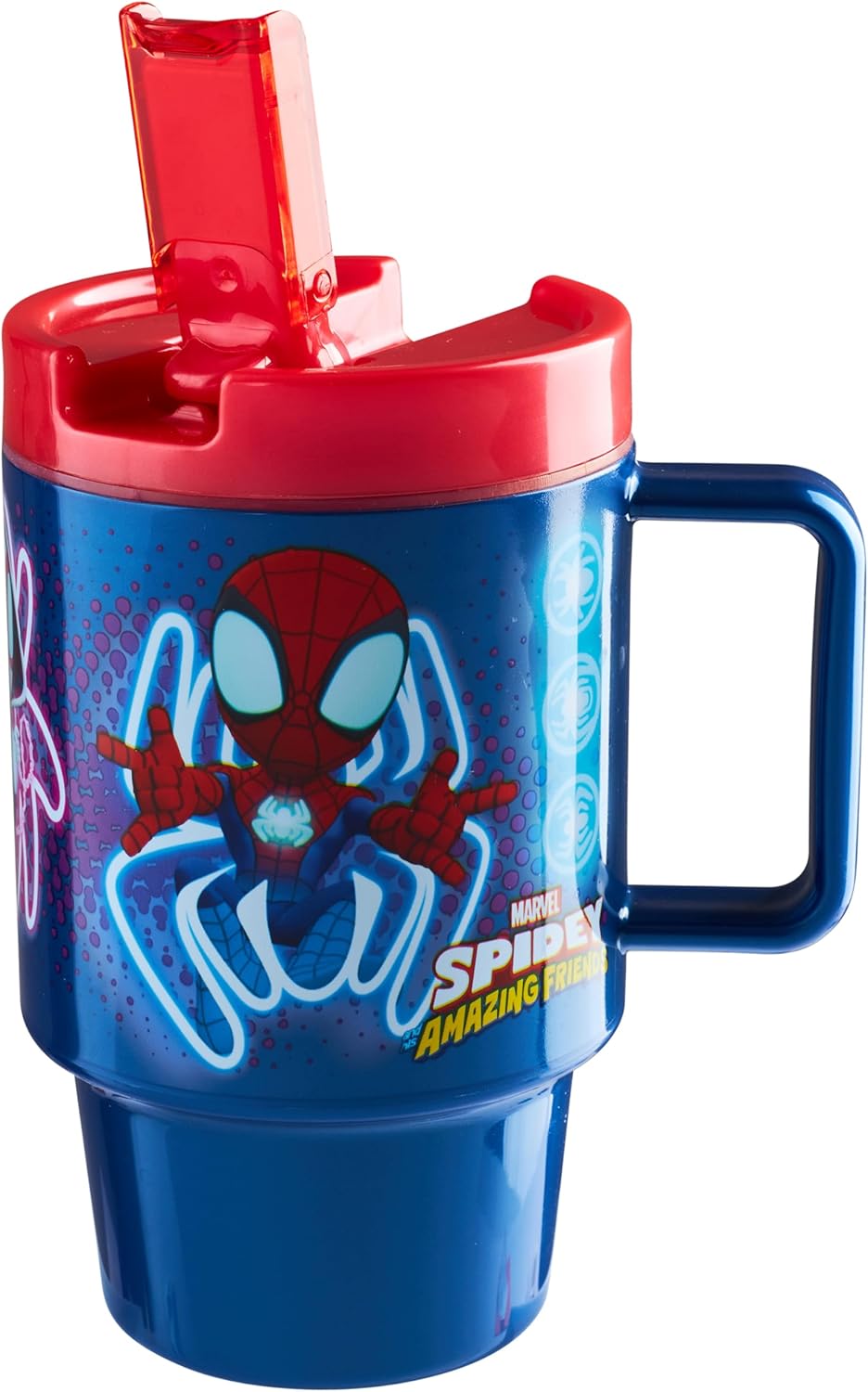 Get Trend Pokemon Kids Water Bottle with Straw 16.9 oz BPA Free Plastic Cup with Lid Reusable Tumbler Pikachu Anime Gifts for Kids (Black Pokemon)