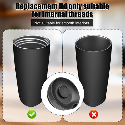 Replacement Slider Lid for Owala SmoothSip 20oz & 12oz, Top Cover Compatible with Owala 24oz Coffee Tumbler, Coffee Travel Mugs Leakproof Accessories, BPA-Free (Black Cherry)