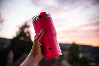 Beast 10 oz Tumbler Stainless Steel Vacuum Insulated Coffee Ice Cup Double Wall Travel Flask (Arctic White)