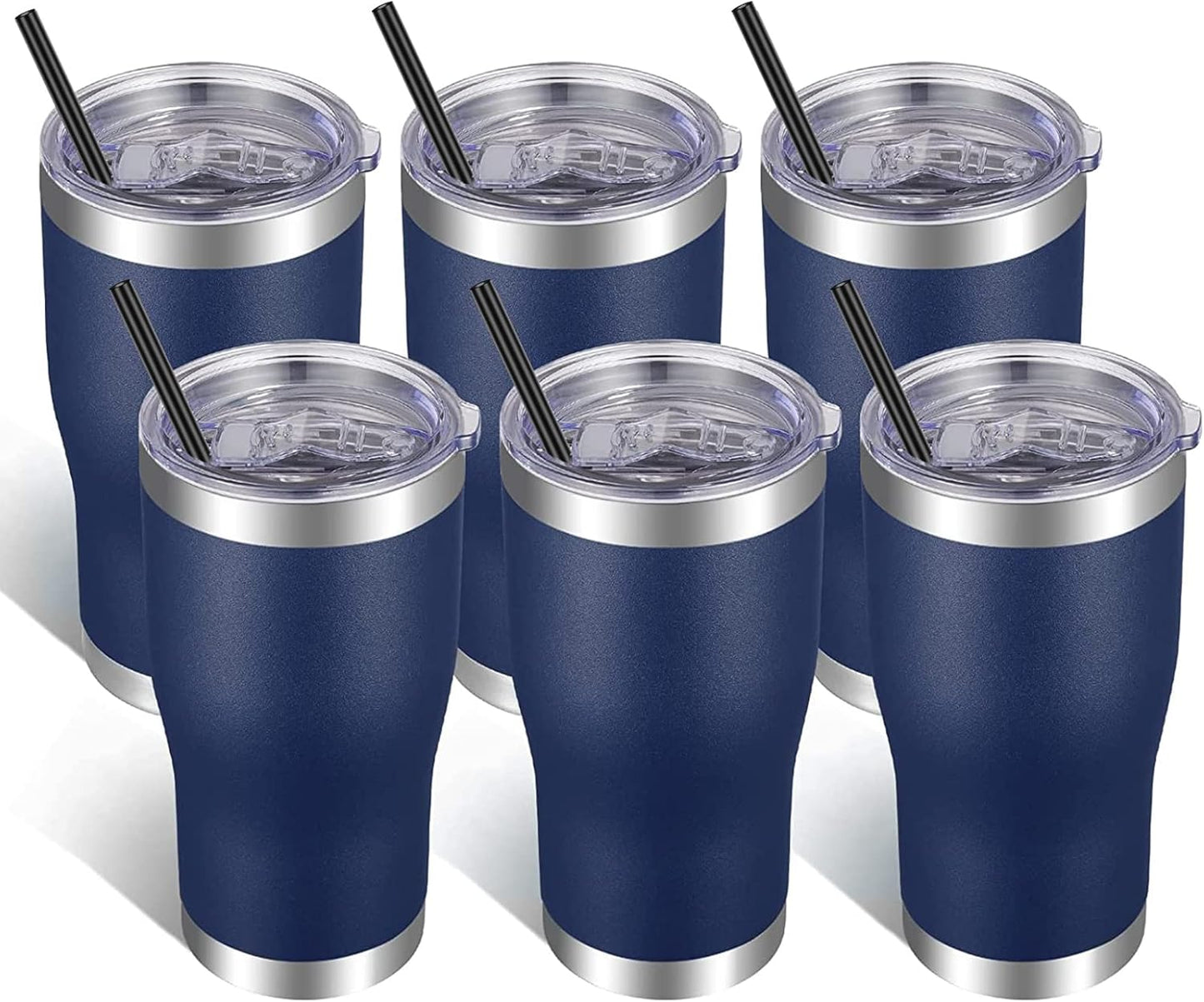 VEGOND 20oz Tumbler Stainless Steel Tumbler Cup with Lid And Straw Vacuum Insulated Double Wall Travel Coffee Mug(Orange 1 Pack)