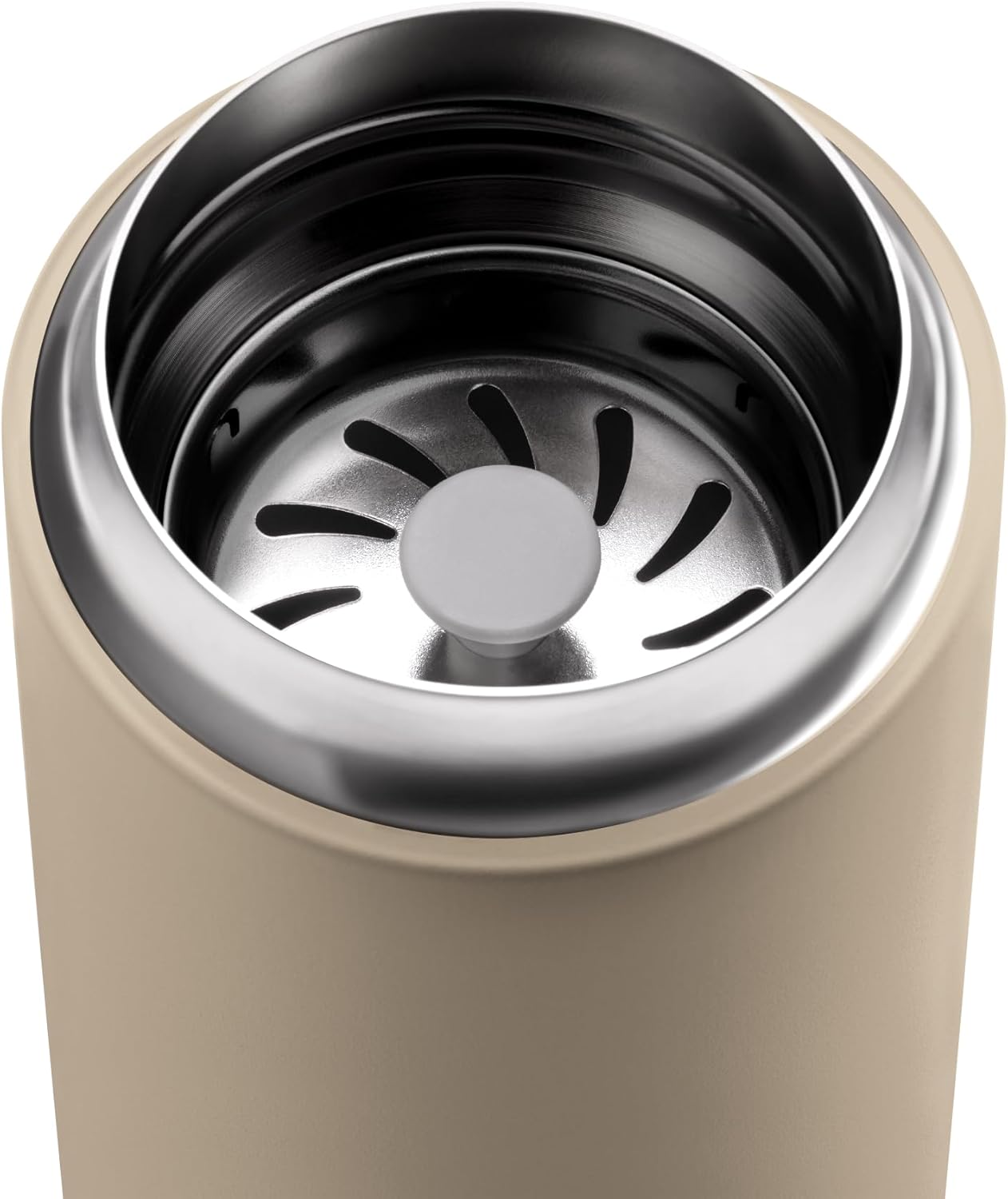 Fellow 16 oz Carter Move Travel Mug - Vacuum-Insulated Stainless Steel Travel Coffee Mug - Coffee Tumbler with Ceramic Interior and Splash Guard - Matte Black