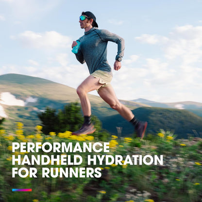 HydraPak SkyFlask Speed - Collapsible Handheld Running Water Bottle (350ml, 500ml, 500ml Insulated) - Adjustable Strap, Lightweight, Spill-Proof Cap | Collapsible