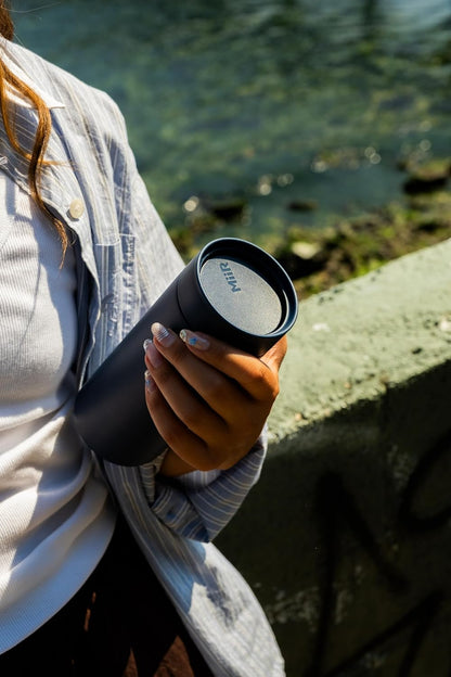 MiiR 360 Traveler, Stainless Steel Double-Wall Vacuum Insulated Tumbler - Leakproof 360 Lid for Easy Sipping on the Go; Perfect for Hot & Cold Drinks