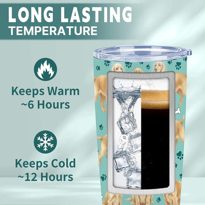 Beagle Gifts for Women Men, 40oz Stainless Steel Insulated Tumbler Travel Cup Mug, Funny and Unique Beagle Gifts for Dog Lover - Colors A