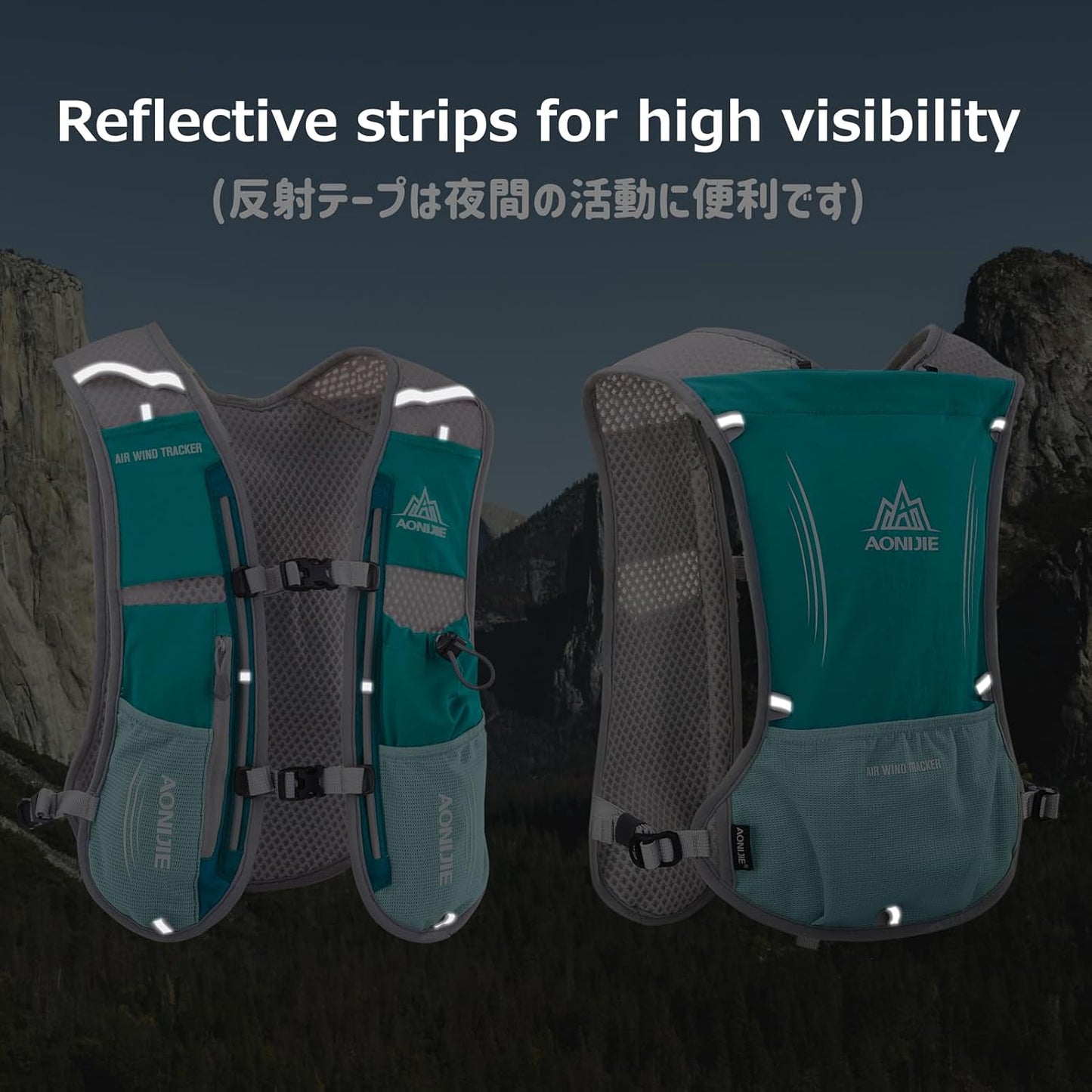 Azarxis Running Water Bottles Flask BPA Free Leakproof Hydration Vest Packs Waist Belt Replacement for Triathlon Marathon Hiking Cycling Climbing Runner