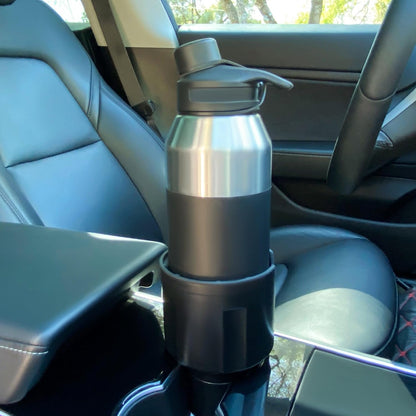Swigzy Car Cup Holder Expander Adapter for Large Water Bottles - [Patented & Upgraded] - Holds: Hydro-Flask, Yeti, Nalgene, Owala, 32-40oz - Adjustable Expandable Insert Extender - Universal