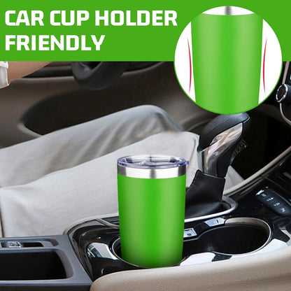20oz Tumbler with Lid Double Wall Vacuum Insulated Travel Coffee Mug Stainless Steel Thermal Cup Powder Coated Sturdy Coffee Tumbler for Hot and Cold Beverage (Baby blue,1)