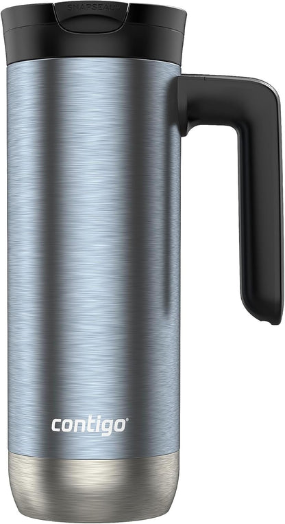 Contigo Superior 2.0 Stainless Steel Travel Mug with Handle with SNAPSEAL Lid, 20oz.