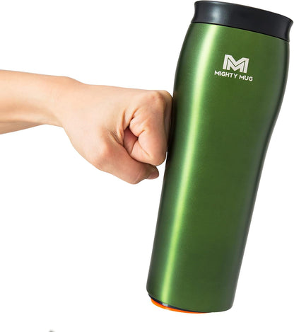 Mighty Mug | The Untippable Mug | Grips When Hit, Lifts for Sips | Insulated Stainless Steel Tumbler | Cupholder Friendly | Gifts for Women Men All | Leakproof | 6 Hour Hot / 24 Cold | 16oz | Teal