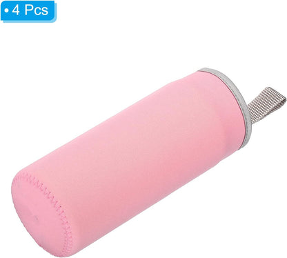 PATIKIL Water Bottle Sleeves, Neoprene Insulated Bottle Bag Holder Carrier Pouch with Finger Strap