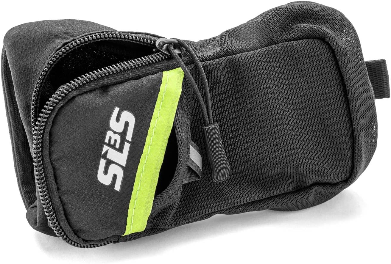SLS3 Water Bottle Holder for Running - Fits 16oz Standard Bottles - Lightweight & Breathable Running Water Bottle Hand Strap Grip with Zip Pocket for Small Runners Essentials