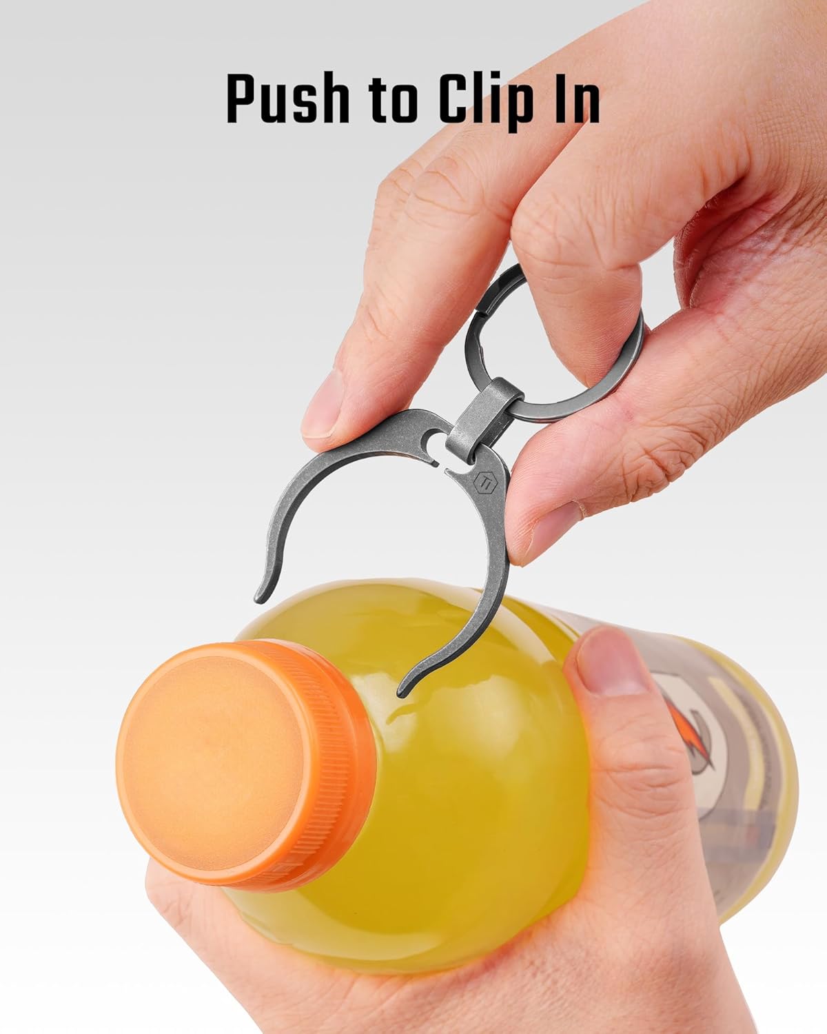 KeyUnityWater Bottle Clip, Lightweight EDC Water Bottle Holder for Hiking, Camping, and Everyday Carry