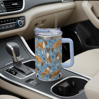 Beagle Gifts for Women Men, 40oz Stainless Steel Insulated Tumbler Travel Cup Mug, Funny and Unique Beagle Gifts for Dog Lover - Colors A