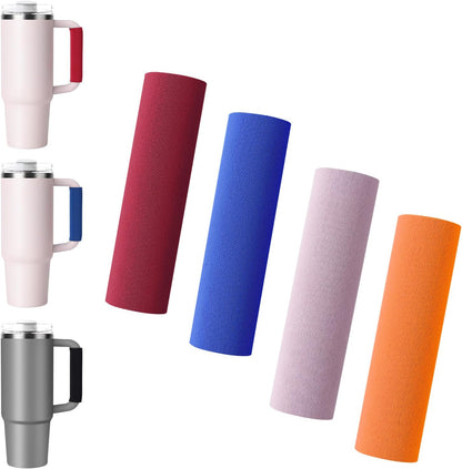 Tumb’ler Handle Cover Sleeve Compatible with S’tanley Tumbler with Handle, Neoprene Water Bottle Handle Protector Sleeve for 30-40 oz S’tanley