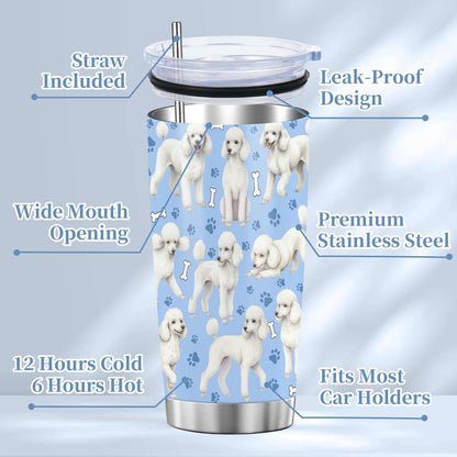 Beagle Gifts for Women Men, 40oz Stainless Steel Insulated Tumbler Travel Cup Mug, Funny and Unique Beagle Gifts for Dog Lover - Colors A