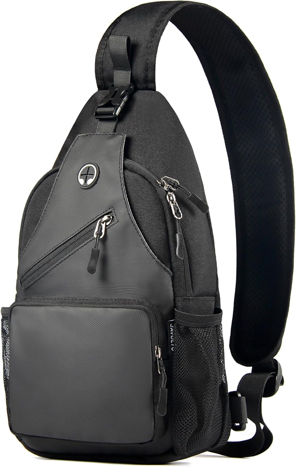 Javolto Sling Bag for Men Crossbody Backpack, Small Sling Backpack Mens Shoulder Bag, Casual Daypack Hiking Bag for Travel