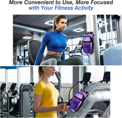 Nuovoware Water Bottle Carrier Bag,25oz/40oz/64oz Bottle Pouch Holder,Adjustable Shoulder Hand Strap 2 Pocket Sling Neoprene Sleeve Sports Accessories for Hiking Travelling Camping