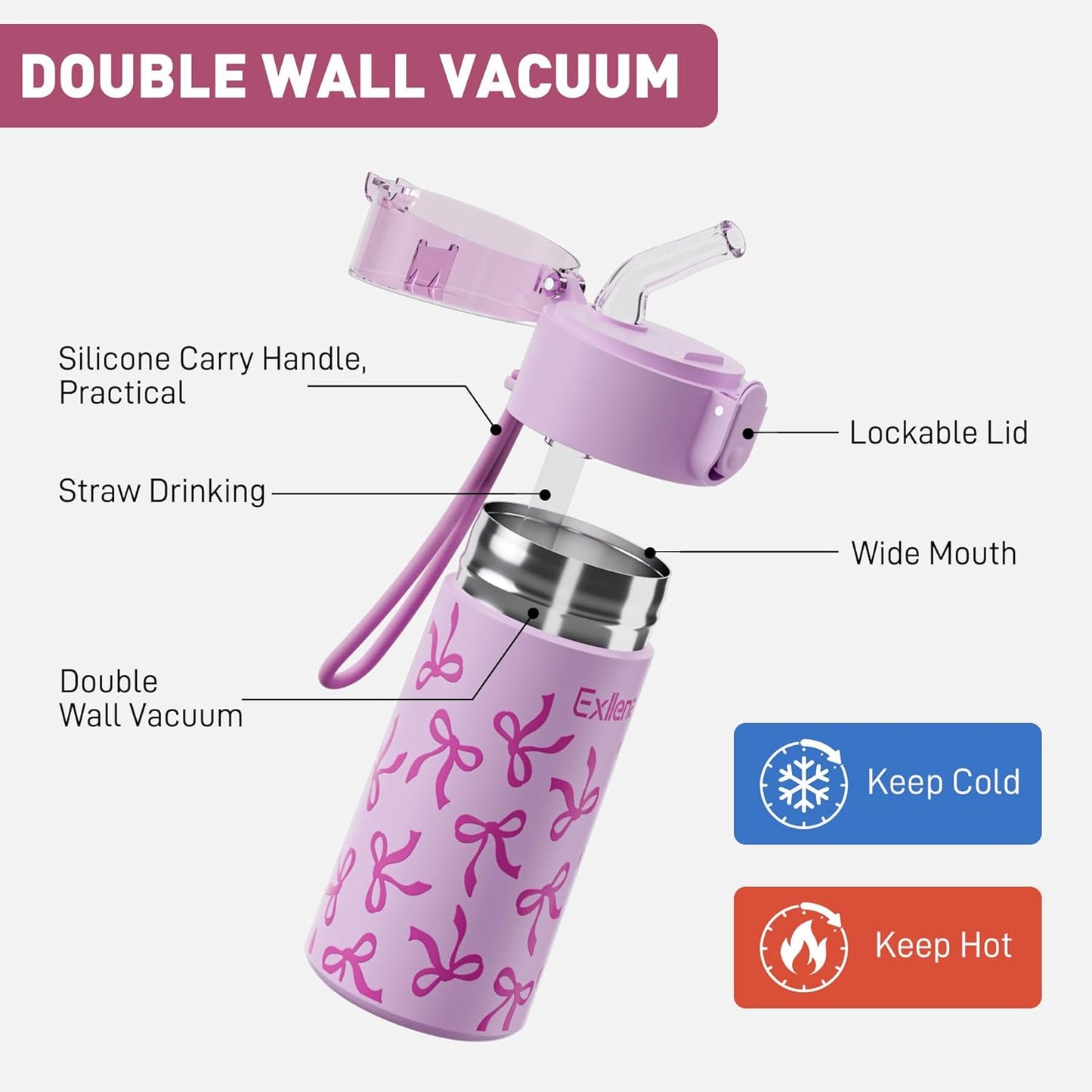 5oz Small Water Bottles with Straw, Mini Water Bottle with One-Hand Open Design, Leak-Proof Locking Lid for Hot&Cold Drinks, Small Travel Water Bottle - 100% Leakproof for School, Travel...(Mint)