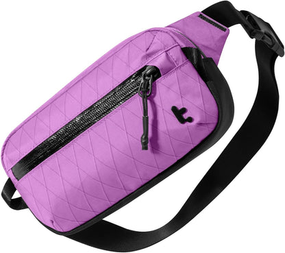 tomtoc 3.5L Sling Bag with RFID Blocking, Crossbody Bag Chest Shoulder Pack for Men and Women, Water-resistant Lightweight Casual Waist Fanny Pack for Travel/Daily Use